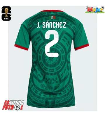 México Jorge Sanchez #2 Primera Equipación Mujer Mundial 2026 Manga Corta